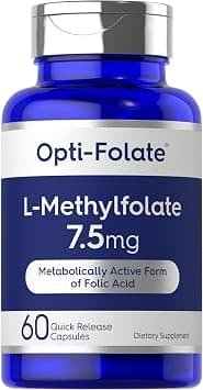Carlyle Opti-Folate L-Methylfolate - 7.5mg (60 Capsules) on Amazon.ae - Price Tracker