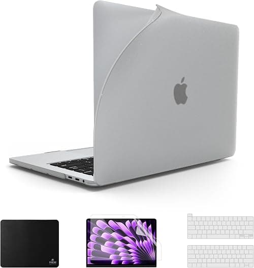 PHOCAR MacBook Pro 13 Case Compatible with MacBook Pro 13.3'' (M2 M1 A2338 A2251 A2289 A2159 A1989 A1708 A1706 with/Without Touch Bar) Hard Shell Case, Keyboard Cover,Screen Protector & Mouse Pad on Amazon.ae - Price Tracker