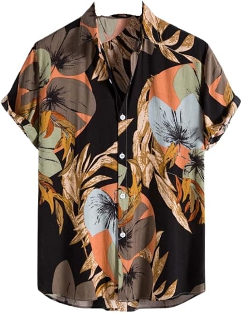 DHRUVI TRENDZ Mens Rayon Men's Casual Shirt Regular Fit Western on Amazon.sa - Price Tracker