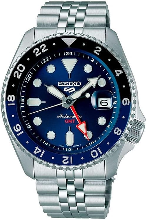 Seiko 5 Sports SSK GMT Black Dial Automatic Men's Watch SSK001K1 على أمازون - دليلك لأفضل العروض