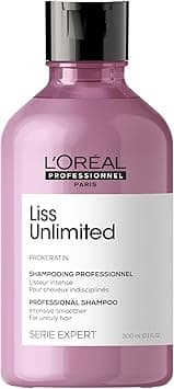 L'Oréal Professionnel | Liss Unlimited Shampoo| Provides Long-Lasting Frizz & Humidity Protection| With Prokeratin | Moisturizing & Smoothing | For Frizzy & Textured Hair Types | 300ml on Amazon.ae - Price Tracker