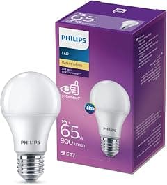 Philips LED Light 9W E27 3000K 230V 1CT/12 KSA, Warm White - متتبع أسعار Amazon.sa