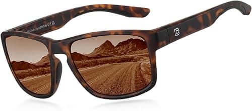 DUCO Polarized Sunglasses for Men and Women Retro Square UV400 Protection Lightweight Frame Driving Sun Glasses DC6288 on Amazon - Best Deal Finder