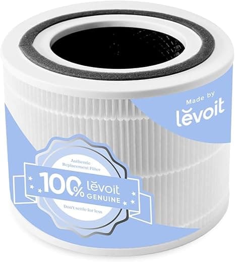 LEVOIT Air Purifier Replacement Filter, 3-in-1 True HEPA, High-Efficiency Activated Carbon, Core 300-P-RF, 1 Pack, White on Amazon.ae - Price Tracker