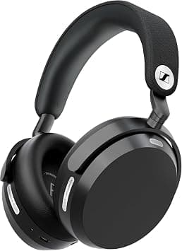 Sennheiser Momentum 5 Wireless Noise Cancelling Headphones – Bluetooth Headphones with Crystal‑Clear Calls, Adaptive ANC, Over‑Ear Design, 57‑Hour Battery, Dolby Atmos and Lossless Audio, Black على Amazon.ae - متتبع الأسعار
