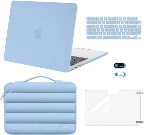 MOSISO Compatible with MacBook Air 13 inch Case 2026-2022, Air Blue على Amazon.ae - متتبع الأسعار