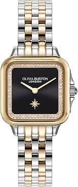 Olivia Burton Grosvenor Qtz Basic Slim Light Square Dial Women's Watch - Amazon.ae Price Tracker