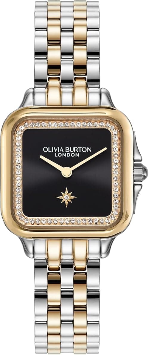 Olivia Burton Grosvenor Qtz Basic Slim Light Square Dial Women's Watch on Amazon.ae - Price Tracker