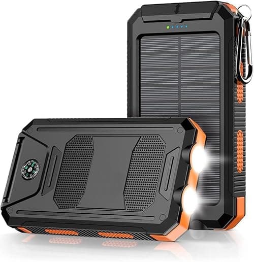 Solar Power Bank 20000mAh Portable Charger mini Small,USB Type C/A Fast Charging Cell Phone Delivery for iphone 17-12 Series,Samsung,Laptop Power Bank Station,Gift for Men Women and More on Amazon.ae - Price Tracker