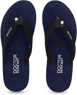 DOCTOR EXTRA SOFT House Slipper for Women's Ortho Care Dr Orthopaedic Super Comfort Fit Flat Cushion Flip Flop for Ladies D-19 على Amazon.ae - متتبع الأسعار