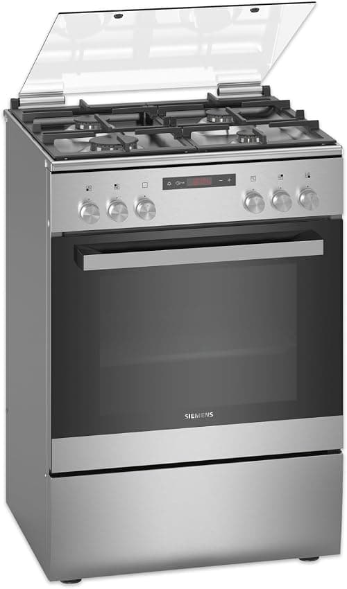 Siemens 60X60 Cm 4 Gas Burners Free Standing Gas Cooker With Fan Inside Oven, Stainless Steel HX8P3AE50M."Min 1 year manufacturer warranty" on Amazon.ae - Price Tracker