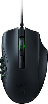 Razer Naga V2 HyperSpeed Wireless MMO Gaming Mouse: 19 Programmable Buttons,HyperScroll Technology, Focus Pro 30K Optical Sensor, Mechanical Mouse Switches Gen-2, Up to 400 Hr Battery Life - Black on Amazon - Best Deal Finder