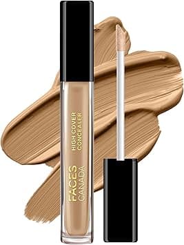FACES CANADA High Cover Concealer - Honey Creme 02, 4ml | High Coverage Liquid Concealer | Blends Easily | Natural Finish | Covers Spots, Blemishes & Dark Circles | With Shea Butter & Vitamin E on Amazon.ae - Price Tracker