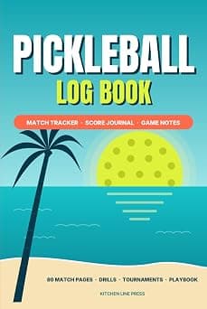 Pickleball Log Book: Match Tracker, Score Journal and Game Notebook for Players — Track Partners, Opponents, Drills, Tournaments and Your Progress on Amazon - Best Deal Finder