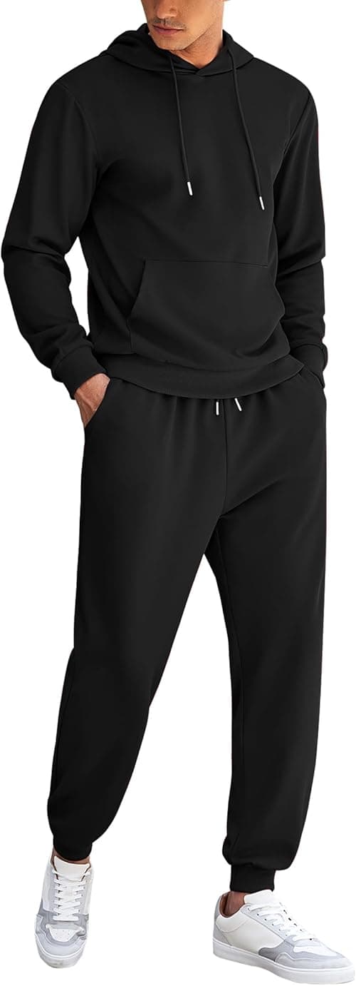 COOFANDY Men's Tracksuit 2 Piece Hoodie Athletic Sweatsuits Casual Jogging Suit Sets on Amazon.ae - Price Tracker