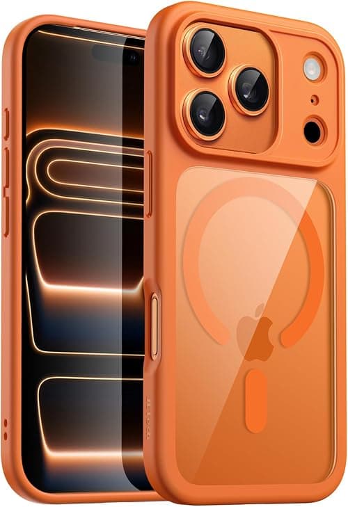 JETech Magnetic Case for iPhone 17 Pro Max, Orange على Amazon.ae - متتبع الأسعار