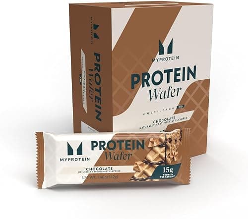 MyProtein Crispy Chocolate Protein Wafer, 15g Protein, 10 Bars x 1.48 oz. The lighter protein-packed treat, ideal any time of day. on Amazon - Best Deal Finder