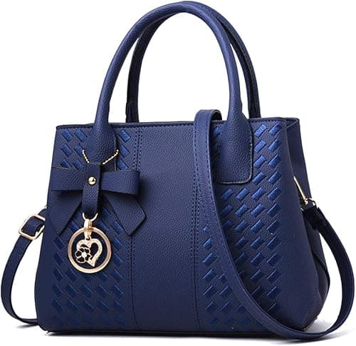 Purses and Handbags for Women Fashion Ladies PU Leather Top Handle Satchel Shoulder Tote Bags | Fashion on Amazon.ae - Price Tracker