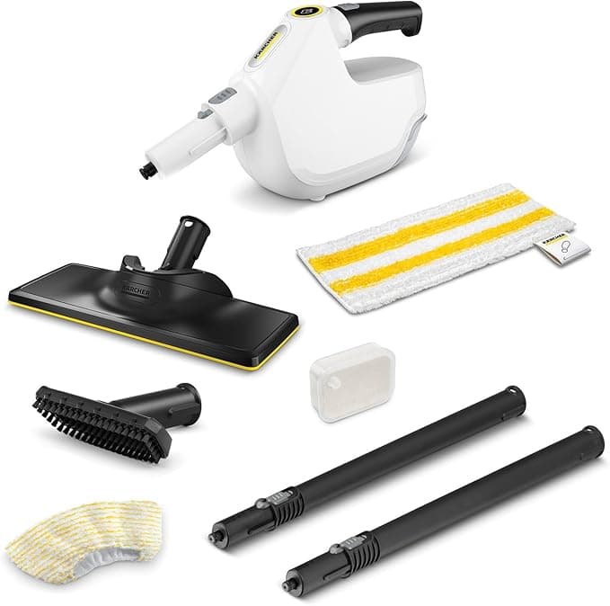 Karcher SC 1 Multi & Up &, Handheld Steam Cleaner with Floor Kit & Extra Accessories, 3 Bar Pressure, Quick Heat-Up on Amazon.ae - Price Tracker