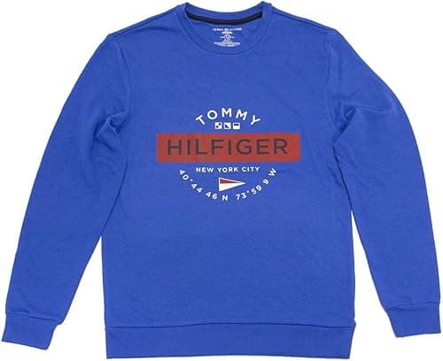 TOMMY HILFIGER MENS French Terry Lounge Shorts, China Blue Red, S on Amazon.ae - Price Tracker