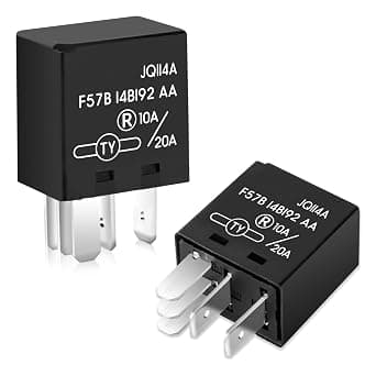 2 Packs F57B14B192AA Relay, 5 Pins, Automotive Relay F57B 14B192 AA Fits for Select Ford, Cadillac Vehicles, Toyota on Amazon.ae - Price Tracker