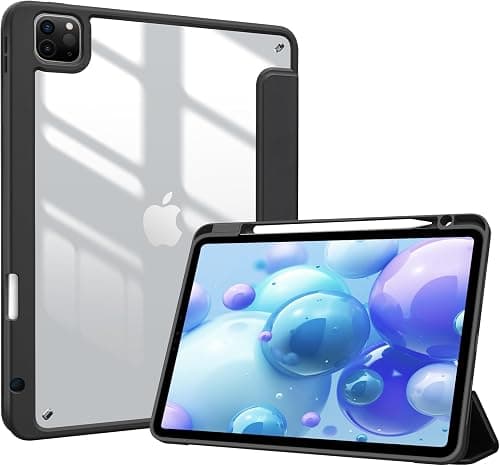 ProCase Smart Case for iPad Pro 11 Inch Case 2022/2021/2020/2018, Slim Stand Hard Back Shell Cover for iPad Pro 11 4th Generation 2022 / 3rd Gen 2021/ 2nd Gen 2020 / 1st Gen 2018 -Black | Case for iPad Pro 11 4th Generation 2022 / 3rd Generation 2021 / 2nd Generation 2020 / 1st Generation, slim design on Amazon.ae - Price Tracker