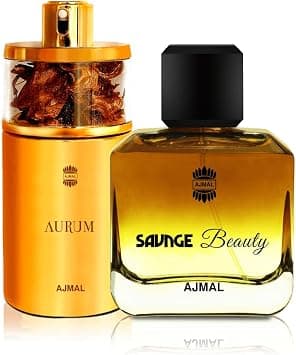 Ajmal Aurum & Savage Beauty Perfume Luxury Set on Amazon.ae - Price Tracker