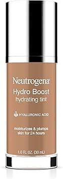 Neutrogena Hydro Boost Hydrating Tint with Hyaluronic Acid, Lightweight Water Gel Formula, Moisturizing, Oil Free & Non Comedogenic Liquid Foundation Makeup, 115 Cocoa Color 1 Fl Oz on Amazon.ae - Price Tracker