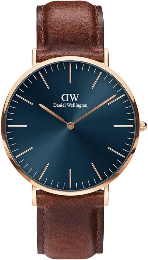 Daniel Wellington Classic Watch Rose Gold Italian Nappa on Amazon.ae - Price Tracker