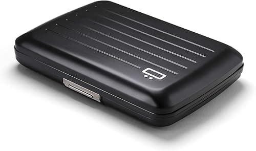 Aluminum card holder with metal lock, RFID Protection against fraud and demagnetization, Compact wallet, Smart Case OSLO model on Amazon.ae - Price Tracker