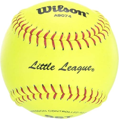 Wilson Sporting Goods A9074 Little League Softball (12-Pack), 12-Inch, Optic Yellow (WTA9074BSST) on Amazon.ae - Price Tracker