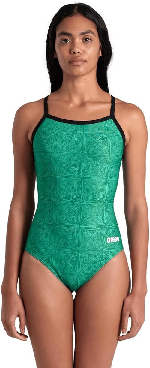 ARENA womens Arena Performance Women's Abstract Tiles Light Drop Back Swimsuit One Piece Swimsuit (pack of 1) on Amazon - Best Deal Finder