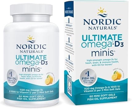 Nordic Naturals Ultimate Omega 2X Mini D3-60 Soft Gels on Amazon.ae - Price Tracker