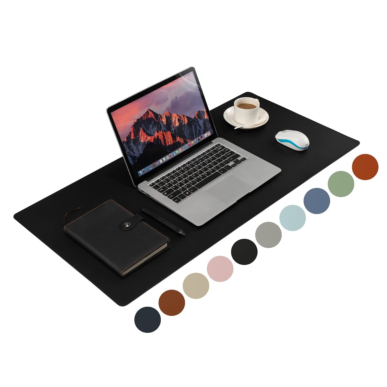 Leather Desk Pad,Wolaile 36x17 inch Large Mouse Pad,Waterproof Non-Slip Writing Desk Blotter,Computer Mat Desktop Protector for Office Home,Black on Amazon.ae - Price Tracker