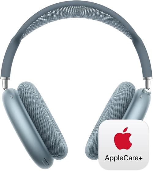 Apple AirPods Max Wireless Over-Ear Headphones, Pro-Level Active Noise Cancellation, Transparency Mode, Personalized Spatial Audio – Blue With AppleCare+ for AirPods Max (2 years) on Amazon.ae - Price Tracker