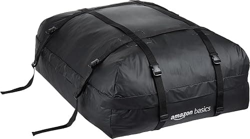 AmazonBasics Rooftop Cargo Carrier Bag 15 cu. ft., ZH1705156, H33.5 x W16.84 x D43.5 inches, Black on Amazon.sa - Price Tracker