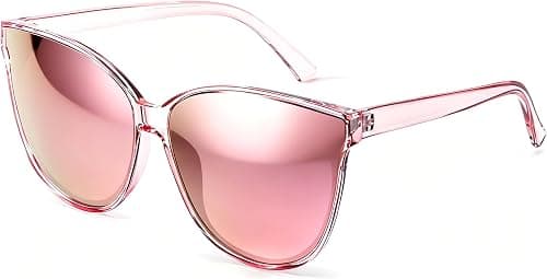 LVIOE Cat Eyes Sunglasses for Women, Polarized Oversized Fashion Vintage Eyewear for Driving Fishing - 100% UV Protection on Amazon.ae - Price Tracker