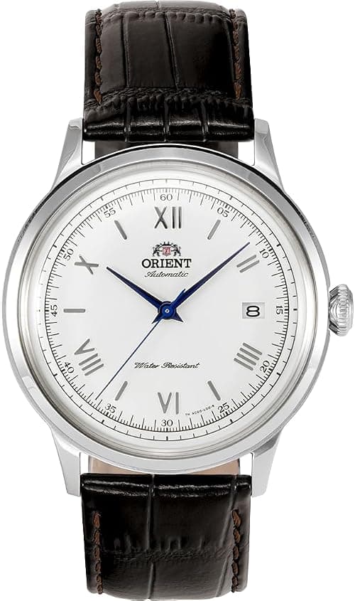 Orient Bambino Version 2 Automatic Unisex Dress Watch, 40.5mm Case with White Dial Model: TAC00009W0 على Amazon.ae - متتبع الأسعار