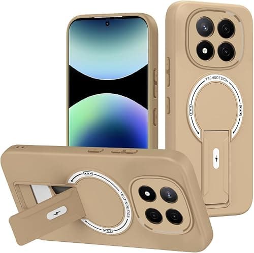 Case Compatible with Redmi Note 15 Pro Plus 5G 2 in 1【TPU+PC】Camera Protection Magnetic Kickstand Bracket Shockproof Brown on Amazon.ae - Price Tracker