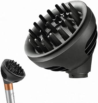 Wave Curl Diffuser Attachment for Dyson Airwrap, Fast Drying Wave Curly Thick Hair, Dome and Diffuse Modes, Adding Volume and Define Curl Wave, Gray - Amazon.sa Price Tracker