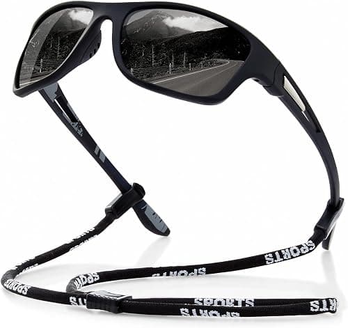 suoso Polarized Sports Sunglasses for Men: UV400 Protection Glasses Womens Wrap Around Goggles for Driving Fishing on Amazon - Best Deal Finder