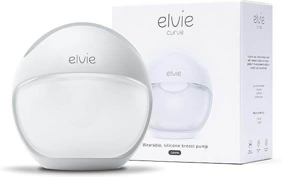 Elvie Curve Silicone Wearable Breast Pump | Hands-Free, In-Bra, Natural Suction | Kick-Proof | Breastfeeding Essential on Amazon.ae - Price Tracker