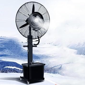 Commercial Pedestal Fan, Heavy Duty Industrial Misting Fan, Water Mist Cooling Outdoor Spray Fan, Large Patio Cooling Standing Fans,75cm/30in on Amazon.ae - Price Tracker