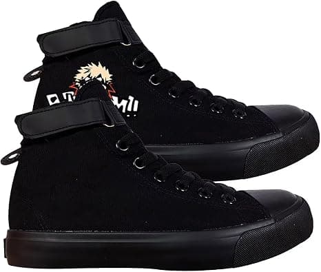 DHSPKN Anime Mha Canvas Shoes Deku Izuku Todoroki Sneakers Anime Cosplay High top Canvas Shoes على Amazon.ae - متتبع الأسعار