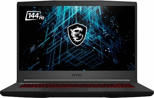 MSI GF65 Thin 3060 Gaming Laptop, 15.6" FHD 144Hz Display, Core i5-10500H 6-Core, GeForce RTX 3060 6GB, 16GB RAM 3200MHz, 512GB PCIe SSD, USB-C, WiFi6, Ethernet, HDMI, Backlit, Win 10 US Version KB على Amazon.ae - متتبع الأسعار