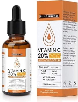 Premium 20% ๐ฏ๐ข๐ญ๐๐ฆ๐ข๐ง ๐ ๐ฌ๐๐ซ๐ฎ๐ฆ, with Hyaluronic Acid, Retinol & Amino Acids - Boost Skin Collagen,Hydrate & Plump Skin, Anti Aging & Wrinkle Facial Serum on Amazon.ae - Price Tracker