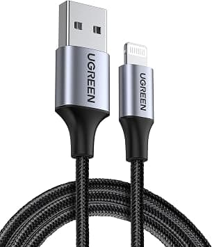 UGREEN iPhone Charger Lightning Cable 2M for iPhone 17/16/15/14/13/12/11/10 on Amazon.ae - Price Tracker