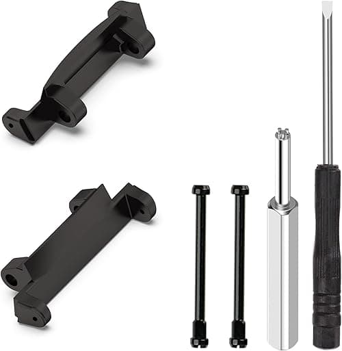 Lijinlan Metal Watch Band Adapter Fit for Amazfit T-Rex 2 Watch Connector with Screw Rod Link Bar Screwdrivers Remove Tool Clasp Connect 22mm Strap for Amazfit T-Rex2 Accessory on Amazon.ae - Price Tracker