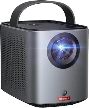 NEBULA Anker Mars 3 Air 1080p Mini Projector, Smart 400 ANSI-Lumen Portable Projector with Google TV, Wi-Fi, Dolby Digital, 2×8W, 150-Inch Picture, Built-In Battery with 2.5-Hour Playtime on Amazon.sa - Price Tracker