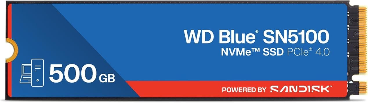 WD Blue SN5100 500GB NVMe SSD - M.2 2280, PCIe Gen 4.0, Internal Solid State Drive - Read Speeds Up to 6,600MB/s, Upgrade Storage for PC/Laptops - WDS500G5B0E on Amazon.ae - Price Tracker